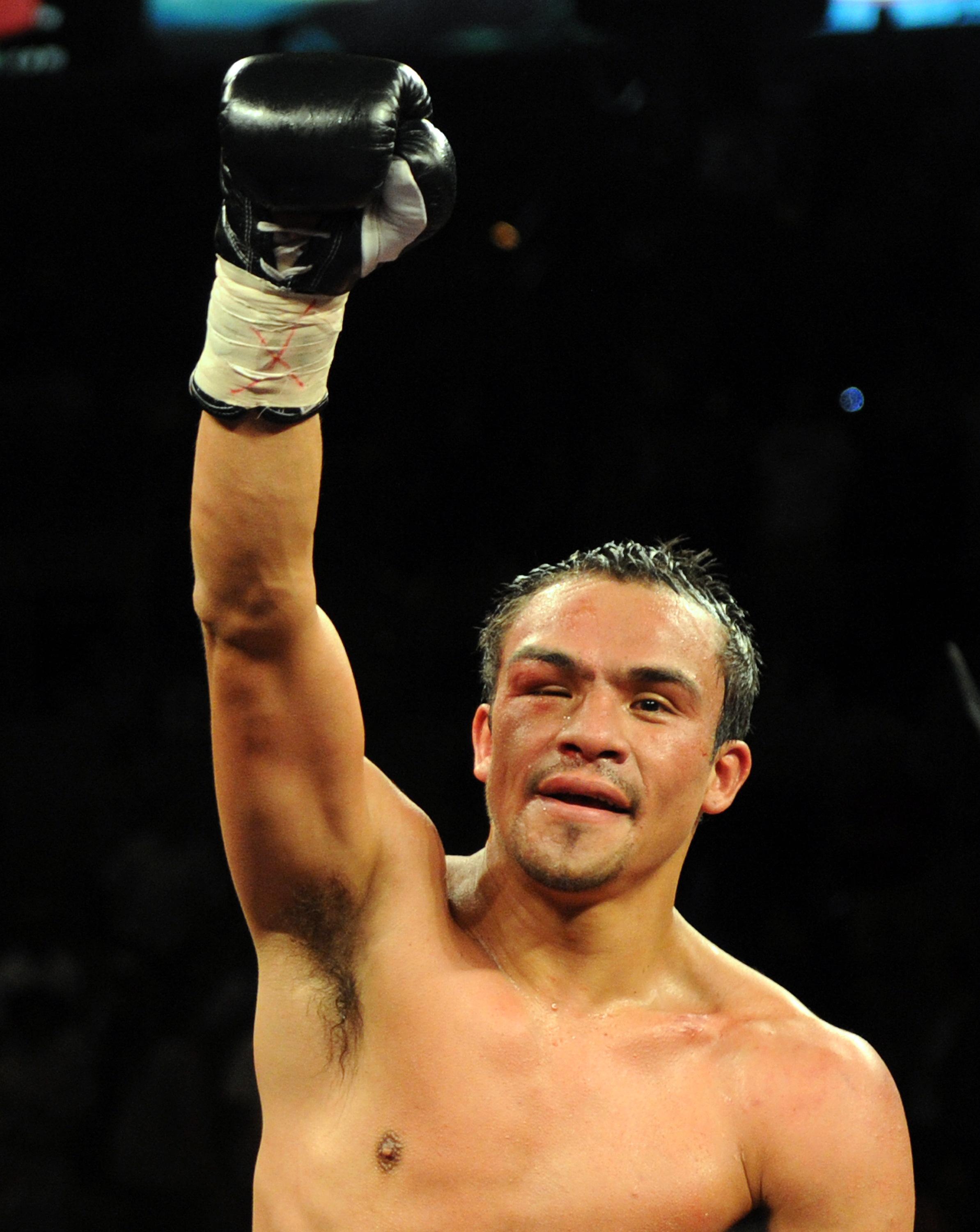  Now retired boxer Juan Manuel Marquez believed in urotherapy